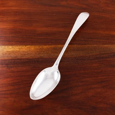 JEAN GODET ALEMÃO 812 PRATA (13 LOTH) PRATO COLHER DE ENCHIMENTO PONTA PONTIAGUDA 1790 - Imagem 1 de 4