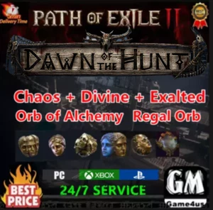 PATH OF EXILE 2 CURRENCY🔥DIVINE CHAOS EXALTED ORB🔥POE 2 Rise of the Abyssal SC - Picture 1 of 1