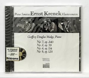 GEOFFREY DOUGLAS MADGE ⸺ KRENEK sonatas 2 4 6 7 ⸺ KOCH SCHWANN CD STILL SEALED - Imagen 1 de 2