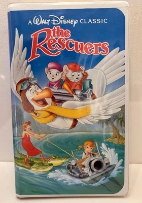 The Rescuers Black Diamond Classics (VHS, 1992) раскладушка оригинальная как новая - Изображение 1 из 4