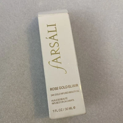 Farsali 💛 Rose Gold Elixir 24K Gold Infused Beauty Oil 1 Oz NIB - Sealed Bottle - Image 1 of 4