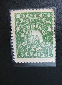 USA SOUTH CAROLINA STATE REVENUE BEDDING STAMP 1-3/5 CENTS, mint NH - Picture 1 of 1