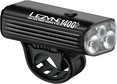 LEZYNE Macro Drive Bicycle USB Rechargeable IPX7 Waterproof 3 White LED Tri-Focu - Image 1 of 4