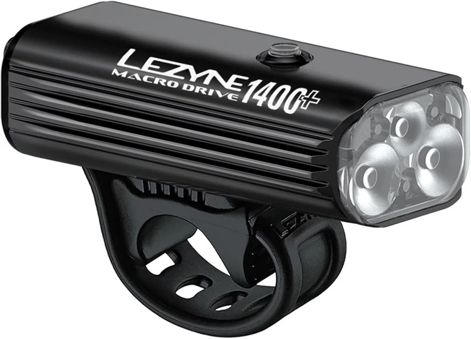 LEZYNE Macro Drive 1400 Front Satin Black Bicycle Light (1-LED-4-V737)