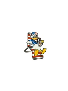 Disney Parks Trading Pin 25th Anniversary Donald Duck Independence Day - Picture 1 of 2