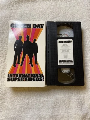 Green Day International Supervideos! VHS 2001 Punk Rock Music Video Untested - Image 1 of 4