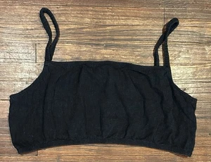 Lisa Says Gah Women’s Size 3XL Black Tank Top Linen Rayon - Picture 1 of 6