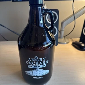 Angry Orchard 64 Unzen braun Glas sauber gebraucht leer - Bild 1 von 8
