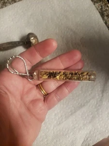 Vintage MILLER Beer RESERVE Amber Ale Barley Seed Keychain Hops Bar Bartender - Picture 1 of 8