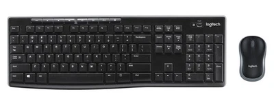 Logitech MK270 Wireless Keyboard and Mouse Combo for Windows, QWERTY Spanish Lay - Image 1 of 4
