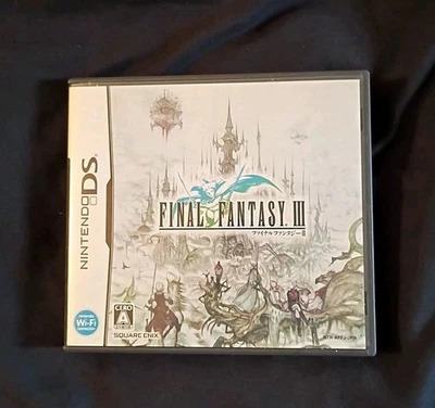 Final Fantasy III (Nintendo DS, 2006) Versión Japonesa Con Manual Foto 1 de 4
