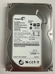 LENOVO 45K0629 3.5" 500GB SATA HARD DRIVE SEAGATE ST500DM002 W/WARRANTY - Picture 1 of 5