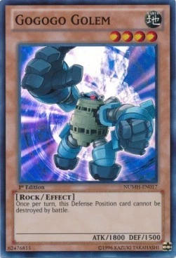 YuGiOh Gogogo Golem NUMH-EN017 Super Rare Englisch Neu unl. - Bild 1 von 2