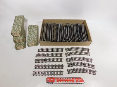 Trix Express H0 DC Lot Tracks Light Defects Cardboard Sleeper 701 704 #EF383-3 - Image 1 of 4