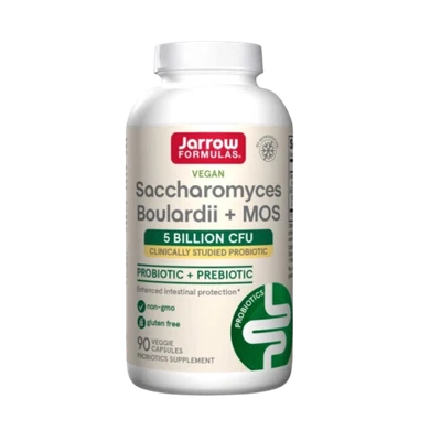 JARROW FORMULAS Saccharomyces Boulardii + MOS - 90 vegetarian caps - Image 1 of 3