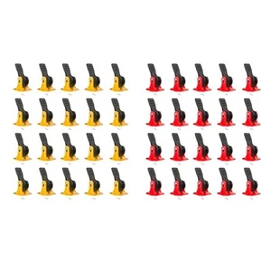 20 Pieces Tile Leveling System Kit Floor Wall Construction Tools for Cabinet - Picture 1 of 16