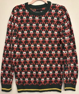 Alex Stevens Herren 8 Bit Santa Ugly Weihnachtspullover Größe SMALL - Bild 1 von 6