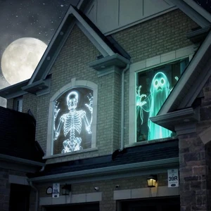 Pantalla Proyector Holograma Plegable para Videos Halloween Doble Cara 100" y 120" - Imagen 1 de 4