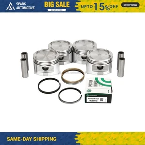 Pistons w/ Rings fit 86-89 Honda Prelude Accord 2.0L SOHC - Picture 1 of 9