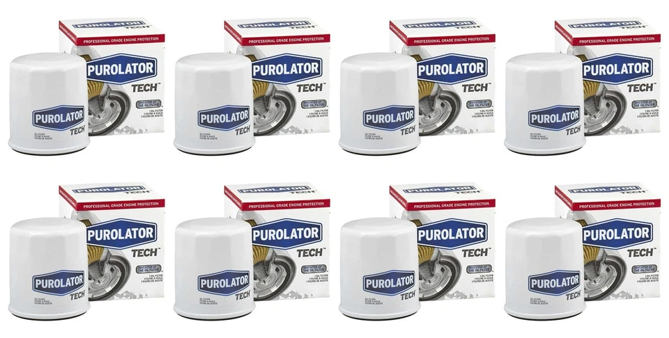 Purolator TECH 8pc Engine Oil Filter For 1998-2010 Nissan Sentra MKYLS - Image 1 of 1