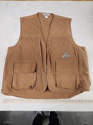 Chaleco utilitario de carga de caza de pesca pelirroja vintage años 80 90 marrón para hombre XXL Foto 1 de 4