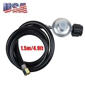 Regolatore Propano 1,5m Tubo Bassa Pressione Regolatore QCC1 Kit Collegamento Set Grill - Foto 1 di 6