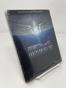 Independence Day Blu-ray Steelbook, BestBuy Exclusive, OOP NEW, *small dent* - Picture 1 of 7