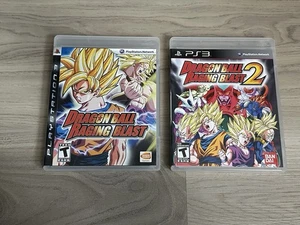 Dragon Ball: Raging Blast 1 y 2 PS3 paquete de juegos - en caja original con manuales - se envía en caja - Imagen 1 de 12
