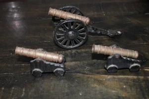 3x VINTAGE GUSSEISEN MILITÄR SPIELZEUG KANONEN - Bild 1 von 2