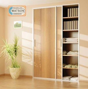 Ares 2 Sliding Wardrobe Door Gear Track Kit 1800mm 2 Panel Kit Rothley System - Picture 1 of 8