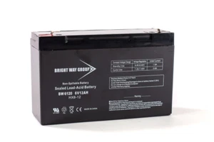 6 Volt 12 Amp Sealed Lead Acid Battery - Picture 1 of 1