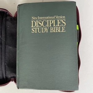 Disciple's Study Bible New International Version 1988 W/Case - Foto 1 di 4