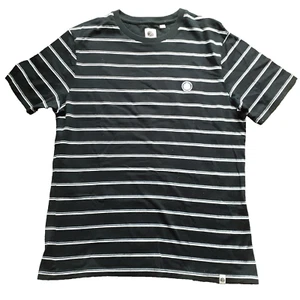 PRETTY GREEN Herren schwarz-weiß gestreiftes Kurzarm T-Shirt Größe M - Bild 1 von 10