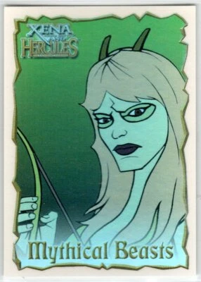 XENA & HERCULES: THE ANIMATED ADVENTURES MYTHICAL BEASTS INSERT B3 GOLDEN HIND - Image 1 of 2