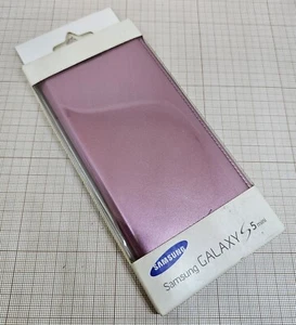 Original genuine Samsung Galaxy S5 mini wallet case pink EF-FG800BPEGWW - Picture 1 of 2