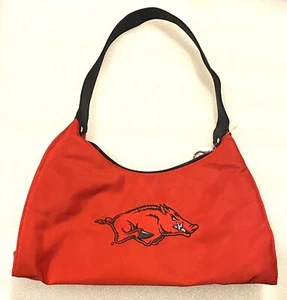 Arkansas Razorbacks Embroidered Logo Purse Handbag - Red - Brand New - Picture 1 of 3