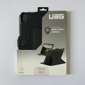 UAG - Scout Folio Case for Apple 10.9-Inch iPad 10th GEN 2022 - Black - Picture 1 of 12