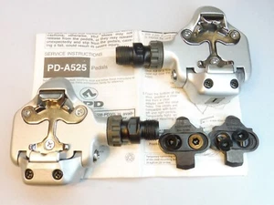 Shimano PD-A525 / SM-SH51 SPD Clipless bicycle pedals - NOS - Picture 1 of 8