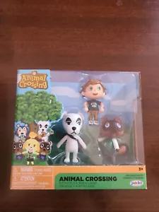 Nintendo Jakks Pacific Welcome To Animal Crossing Paquete de 3 Tom Nook Villager K.K. - Imagen 1 de 6