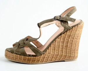 Zapatos de salón Buffalo para mujer 310056 lona caqui 01 - Imagen 1 de 1