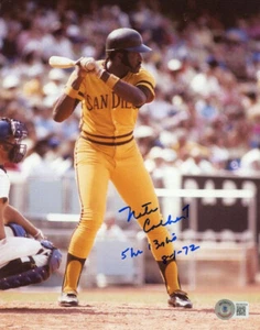 NATE COLBERT SIGNED 8x10 PHOTO + HUGE INSCRIPTION SAN DIEGO PADRES BECKETT BAS - Picture 1 of 2