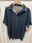 Land Rover Size LARGE Men’s Tshirt Polo Navy Blue