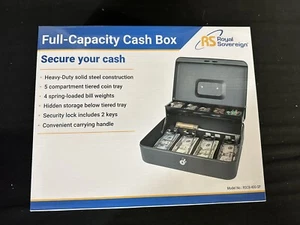 Royal Sovereign Full-Capacity Cash Box / Model #:  RSCB-400 - Picture 1 of 10