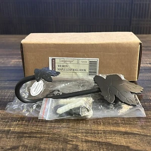 LONGABERGER Wall Hook Maple Leaf Wrought Iron #72664 - Picture 1 of 4