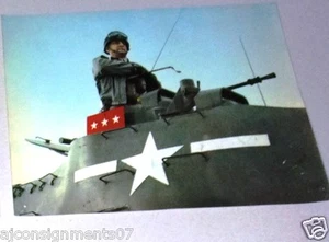 {Set 12} PATTON George C. Scott 11x14 Org Deluxe Color Italy Lobby Cards 70s - Bild 1 von 7