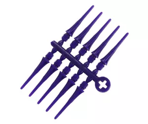 Cosmo Fit Point Plus 50 ct Soft Tip Points for Darts - 2ba - PURPLE - Picture 1 of 4