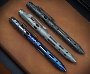 EDC Titan Praktischer Kugelschreiber Signatur Funktioniert Taschenmechaniker Stift - Bild 1 von 25