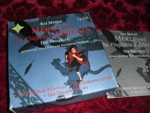 Kai Meyer MERLE UND DIE FLIESSENDE KÖNIGIN Trilogie HÖRBUCH 13 CD-Box Thalbach - Bild 1 von 3
