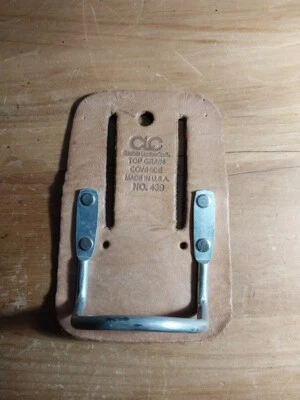 CLC Hammer Holder Custom Leathercraft 439 Top Grain Steel Loop - Image 1 of 3