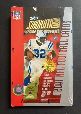 2001 Topps Stadium Club Football Factory Sealed Hobby Box- Drew Brees RC & Autos - Image 1 of 2